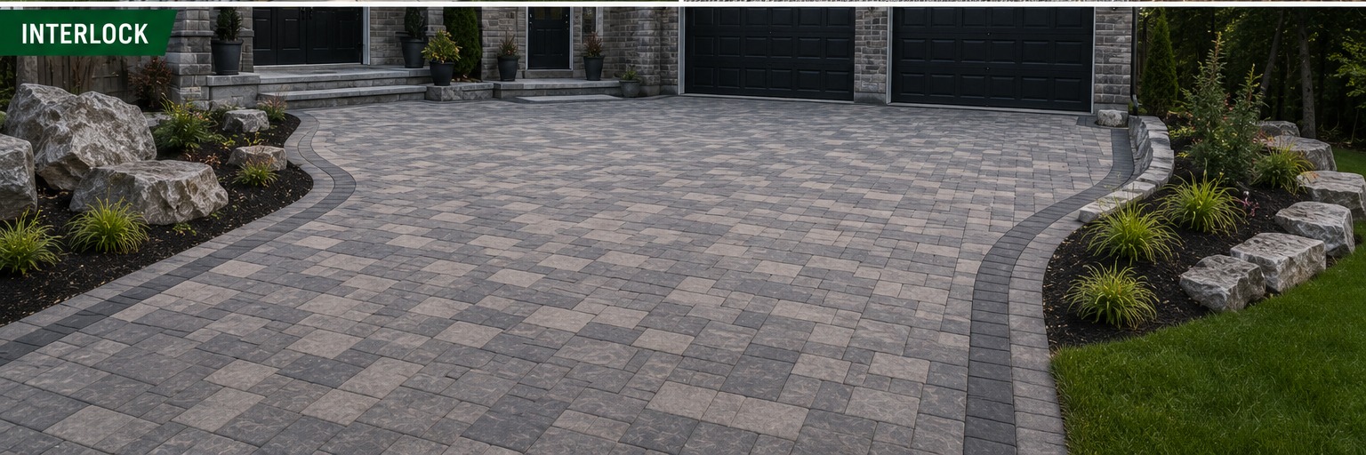 Interlock driveway