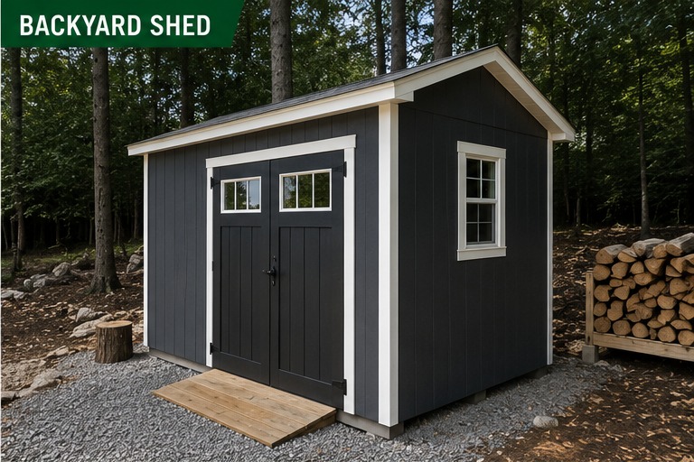 Backyard shed